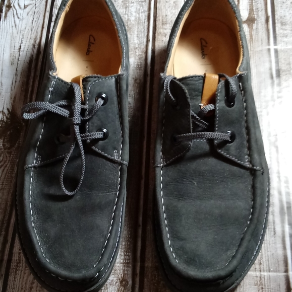 clarks shoes mens grey